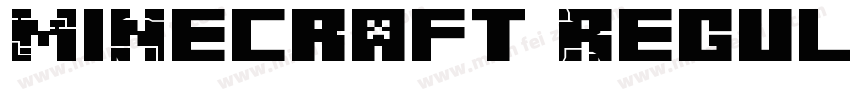 Minecraft Regular字体转换